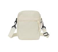 Hybursky Mens Small Shoulder Bags Unisex Crossbody Messenger Bag Waterproof Nylon Travel Bags Casual Sling Chest Bag for Men Women Outdoor Daily Use Phone Wallet Purse Tiny Handbag(White)