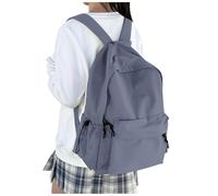 HYC00 School Backpack Womens, Causal Travel School Bags 14 Inch Laptop Backpack Rucksack Bag for Women Teenage Girls Boys Lightweight College Rucksack Water Resistant Bookbag Work Daypack, Blue Purple