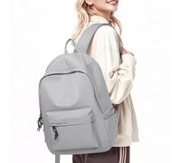 HYC00 School Bag Lightweight School Backpack Rucksack Bag for Women Teenage Girls Boys Casual Daypacks Women, 14 Inch Laptop Backpack Bookbag for College Work Travel Secondary Schoolbag,Light Gray