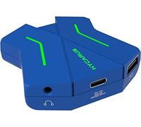 HYCARUS Xbox One/Nintendo Switch/PS4/PS3 Keyboard and Mouse Adapter with Breathing LED Light - Perfect for FPS, TPS & RTS Games