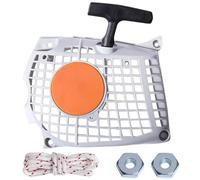 Hyceker Recoil Starter Assembly For Stihl MS271 MS291 MS261 MS261C MS271C MS291C Chainsaws 1141 080 2101 Stihl MS 261 271 291 Farm Boss Chain Saw Reciol Pull Start Starter Cover Assy with Rope Bar Nut