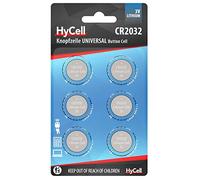 HYCELL 1516-0026 CR2032 Lithium Button Cell for Garage Door Opener/Alarm System - Silver