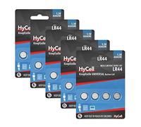 HyCell Button Cell Pack of 20 Alkaline Batteries LR44 1.5 V - Premium Quality - Button Battery for Daily Use in Devices such as Remote Controls, Car Keys, Calculators, Scales, etc.