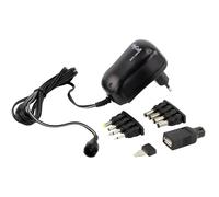 HyCell Universal PSU Adjustable Voltage 3-12V DC 1000mA 12W Euro Plug