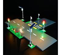 HYCH Led Light Kit for City Road Plates - USB & Battery Powered Lighting Compatible with Lego 60304