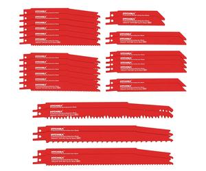 HYCHIKA 32pcs Powerful Reciprocating Saw Blade in Red HYCHIKA Red