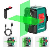 Precision Green Laser Level with USB Rechargeable Battery & Outdoor Visibility