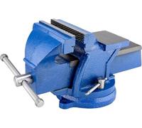 HYCHIKA Bench Vice 5 Inch 125 mm, 360° Swivel Table Vice Clamp, Heavy Duty Vices for Workbench Workshop, Vise for Woodworking Metalworking Drilling