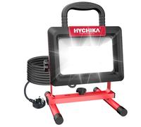 HYCHIKA Bright LED Work Light 100W 3000LM 6500K IP65 Foldable Stand in Black HYCHIKA Black