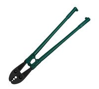 HYCHIKA Green 30 Inch Hand Swager Crimper 3 Cavity Swaging Tool for Copper & Aluminum Oval Sleeves & Stop Sleeves Wire Rope Crimping Tool
