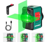 HYCHIKA Green Laser Level, 45 M Self Leveling Cross Line Alignment Tool