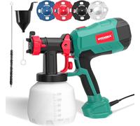 HYCHIKA Paint Sprayer for Walls and Ceilings, 600W HVLP Paint Spray Gun, 1200ML