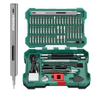 HYCHIKA Precision Screwdriver Set - 67 in 1 Mini Cordless Electric Screwdriver with LED Light and 52 Magnetic Bits, Micro Screwdrivers Repair Tool kit Max 3 N.m, for Phone Laptop PC Watch Camera Drone