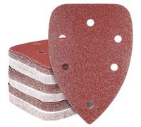 HYCHIKA Sanding Pads for Mouse Sander, 60 Pieces Hook and Loop, P60/P80/P100/P120/P180/P240, Only Compatible with HYCHIKA 140W Detail Electric Sander (Model Number: TX104)