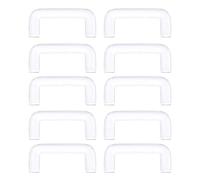 Hyclam 10pcs Transparent Septum Rings Retainers U-Shaped Piercing Hider Flexible Acrylic Nose Ring Retainer Body Jewelry