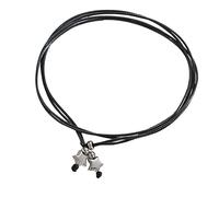 Hyclam Leather Ankle Bracelet for Women Heart Flower Star Moon Leather Rope Anklet Beach Foot Jewelry Gift for Gifrls Mom