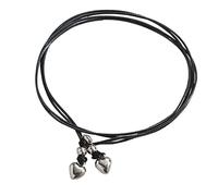 Hyclam Leather Ankle Bracelet for Women Heart Flower Star Moon Leather Rope Anklet Beach Foot Jewelry Gift for Gifrls Mom