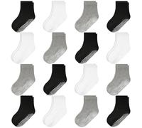HYCLES Baby Grip Socks 16 Pairs of Toddler Boys Girls Sock Suitable for Infant Kids Aged 0-7 Years Anti-Slip Socks