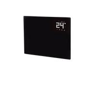 Hyco AR2000T Ariano Panel Heater with Timer, Black Glass Front 2kW