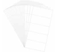 Hycodest 100 Pcs Handwrite Address Labels, 89 x 36 mm Removable Stickers No Residue for Mailing, Shipping, Organizing, Office & Home Use