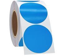 Hycodest 2" Circle Thermal Sticker Labels, Multi-Purpose Self-Adhesive Round Direct Thermal Labels for Labels Printer 750 Labels Blue