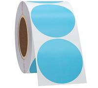 Hycodest 51mm Circle Thermal Sticker Labels, Multi-Purpose Self-Adhesive Round Direct Thermal Labels for Labels Printer 750 Labels Light Blue