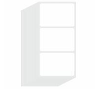 Hycodest 60 Pcs All-Purpose Removable Labels No Residue Write On Labels for Food Containers 20 Sheets Per Pack (3x2 inch)