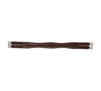 HyCOMFORT Leather Padded Double Elasticated Atherstone Girth (38in) (Brown)