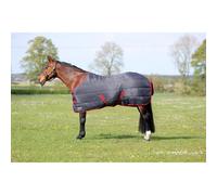 HyCONIC 100g Stable Rug - Charcoal/Red - 5'0