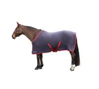 Hyconic Horse Fleece Rug Charcoal/red (6 3")