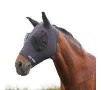 HYCONIC Lycra Fly Mask Charcoal for Horses - Full