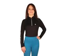 HYCONIC Men's Quarter Zip Base Layer Top in Black | Size: Small HYCONIC Black S