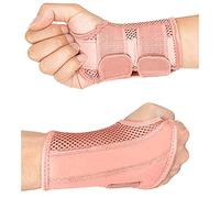 HYCOPROT Adjustable Wrist Supports Brace with 2 Metal Straps for Men and Women-Breathable Carpal Tunnel Wrist Splint for Relieve Tendonitis, Arthritis, Sprains