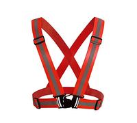 HYCOPROT Reflective Vest Adjustable Hi Vis High Visibility Safety Gear | Safety Vest, Sports Wear, Breathable, Lightweight, for Running Cycling Outdoor Night Biking Walking Trave Adults Kids