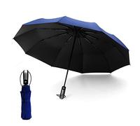 HYCOPROT Umbrella Strong Windproof Umbrellas for Women Men Automatic Compact Folding Travel Umbrella Wind Proof with UV Block Coating and Portable Ergonomic Handle