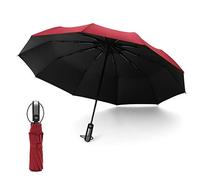HYCOPROT Umbrella Strong Windproof Umbrellas for Women Men Automatic Compact Folding Travel Wind Proof with UV Block Coating and Portable Ergonomic Handle