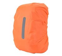HYCOPROT Waterproof Backpack Rain Cover with Reflective, High Visibility Foldable Ultralight Dust and Rain Cover Rucksack for Hiking Camping Touring Cycling Cover(Orange, M