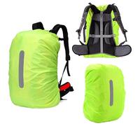 HYCOPROT Waterproof Backpack Rain Cover with Reflective, High Visibility Foldable Ultralight Dust and Rain Cover Rucksack for Hiking Camping Touring Cycling (Yellow,S)