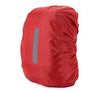 HYCOPROT Waterproof Backpack Rain Cover with Reflective, High Visibility Foldable Ultralight Dust and Rain Cover Rucksack for Hiking Camping Touring Cycling Cover (Red, XL)
