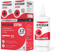 Hycosan Extra 2x pack Preservative Free DRY Eye Drops RECOMMENDED BY OPTICIANS