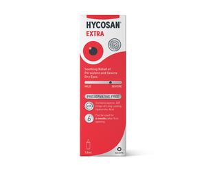 Hycosan Extra DRY EYE drops Preservative Free clinitas soothe hydrate