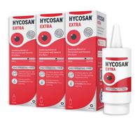 Hycosan Extra - Eye Drops with Hyaluronic Acid for Soothing Relief of Severe and Persistent Dry Eyes - Contact Lens Compatible - Preservative Free -