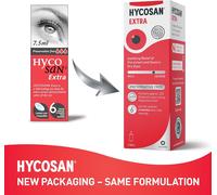 Hycosan Extra triple pack DRY Eye Drops RECOMMENDED BY OPTICIANS