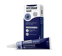 Hycosan Night - Soothing Relief and Protection Against Dry, Tired and Burning Eyes While You Sleep - with Vitamin A and Preservative Free - 300 Applications