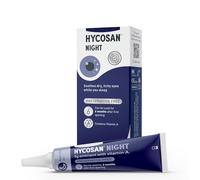 Hycosan Night - Soothing Relief and Protection Against Dry, Tired and Burning Eyes While You Sleep - with Vitamin A and Preservative Free - 300 Applications