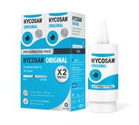 Hycosan Original - Twin Pack - Eye Drops with Hyaluronic Acid for Treatment and Rapid Relief of Mild to Moderate Dry Eyes - Preser