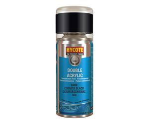 Hycote BMW Cosmos Black Metallic Double Acrylic Spray Paint 150ml 150ml Black