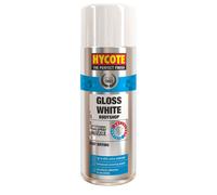 Hycote Bodyshop Gloss White Spray Paint 400ml 400ml White