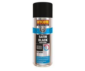 Hycote Bodyshop Satin Black Spray Paint 400ml 400ml Black