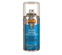 Hycote Clear Lacquer Double Acrylic Spray Paint 150ml 150ml Clear